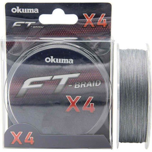 Okuma Ft-X4 Braided Line 300 mt Grey Örgü İp 0,205 mm