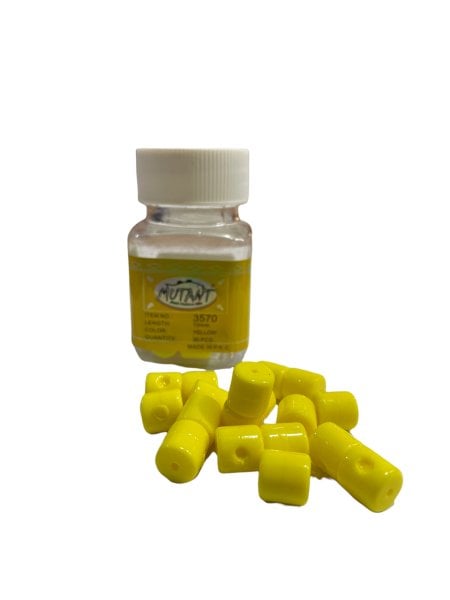 Mutant Özel Mısır Kokulu Sazan Silindir Silikon  30-Adet Yellow